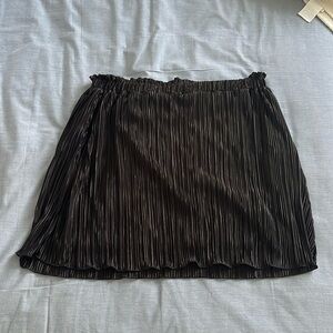 Woman’s black elegant skirt